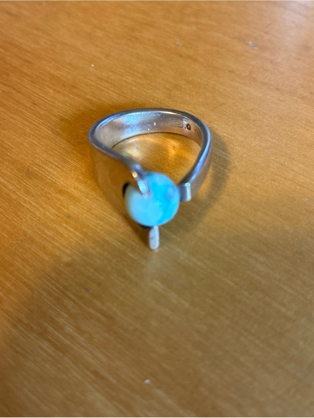 SJ modernist, Sterling silver Larimer ring Vintage